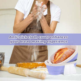 Nuogo basket covers protect dough during proofing and dust-free rising