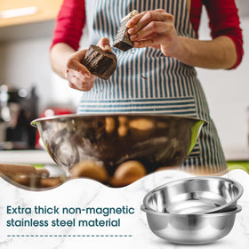Nuogo easy-clean polished bowls for quick maintenance
