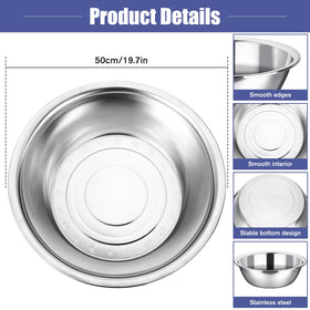 Nuogo flat-bottom design enhances stability during mixing and pouring