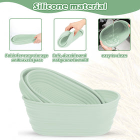 Nuogo silicone basket cleaning is easy after baking