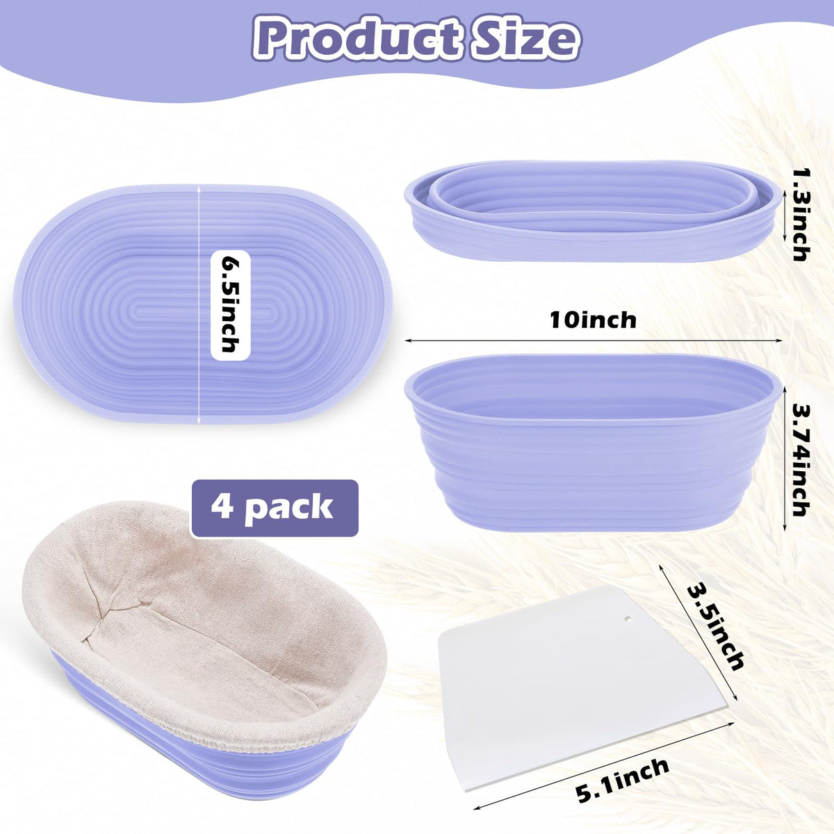 Nuogo silicone proofing basket demonstrates durable heat resistance for bakers
