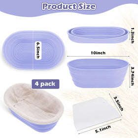 Nuogo silicone proofing basket demonstrates durable heat resistance for bakers