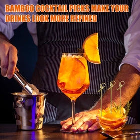 Nuogo sturdy bamboo picks resist bending for reliable serving.