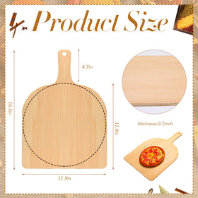 Nuogo pizza peel handle design for easy transfer