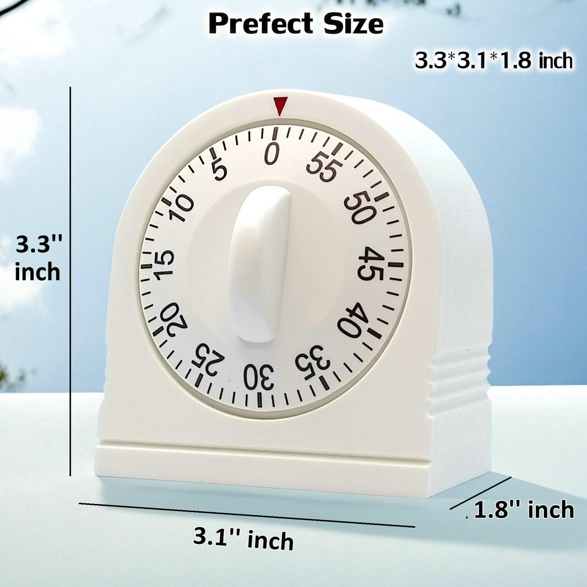 NUOSWEK compact timer stays portable and battery-free for on-the-go timing.