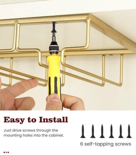 Nuovoware installation under shelf with screws for quick setup