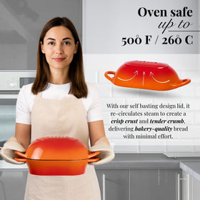 Nuovva all-stove compatible design supports induction and ovens for versatile baking