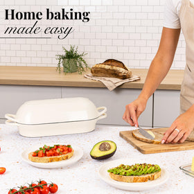 Nuovva reinforced enamel finish resists chips for long-term bread baking