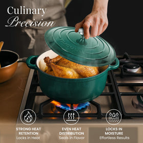 Nuovva braising and stews benefit from heat retention and flavor development