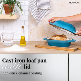 Nuovva enamel interior cleans quickly after use