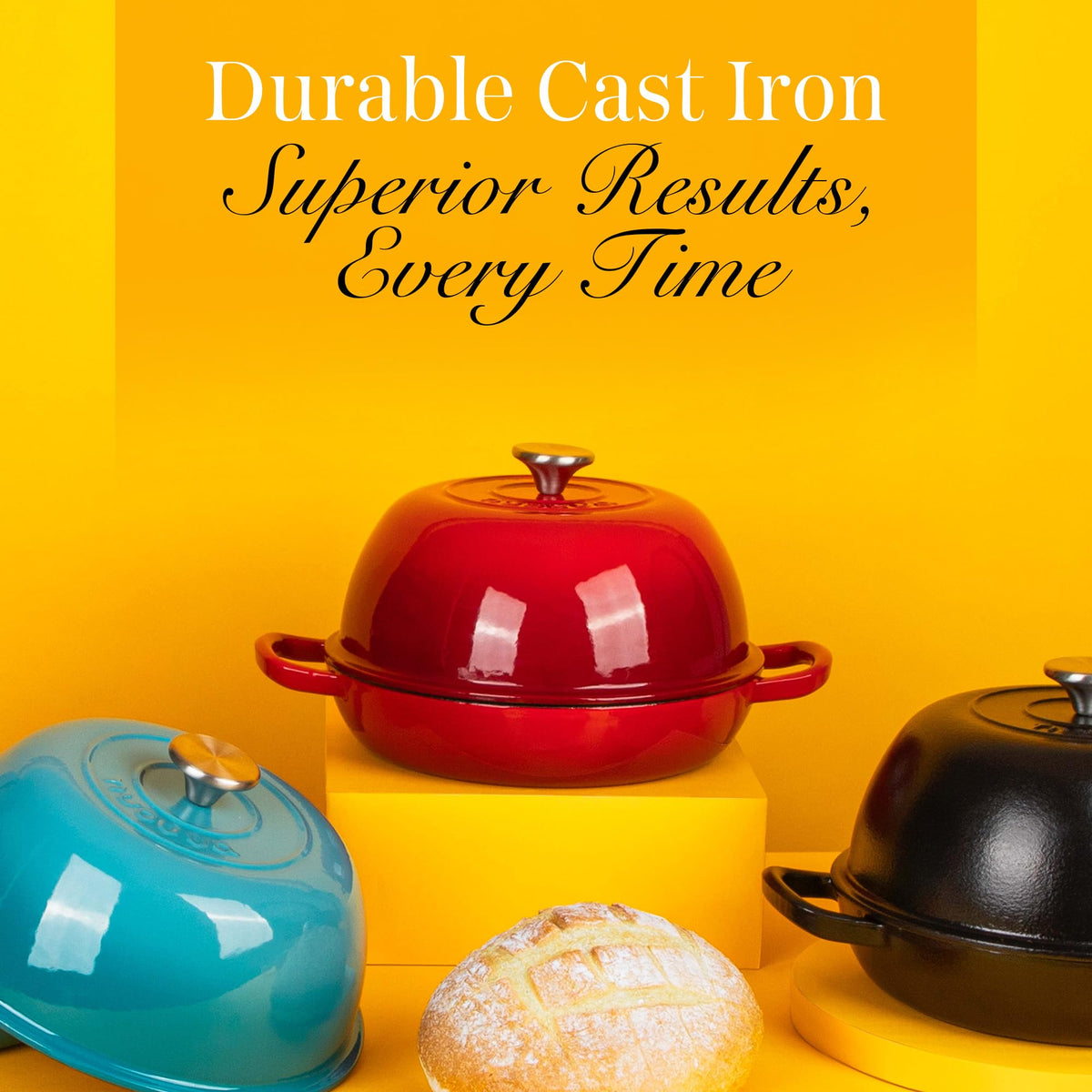 Nuovva enamelled surface cleans easily after cooking memories.