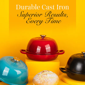 Nuovva enamelled surface cleans easily after cooking memories.