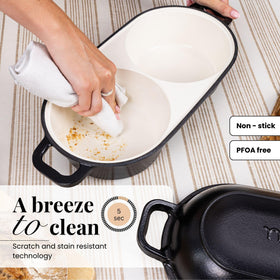 Nuovva oven-safe to 500°F suitable for various cooking methods