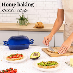 Nuovva oven-safe induction bread pot for versatile cooking