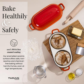 Nuovva self-basting moisture feature helps bread stay soft inside