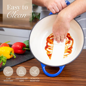 Nuovva sturdy double-handles enhance safe lifting and handling