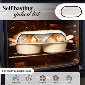 Nuovva two round loaf spaces shown for sourdough baking.