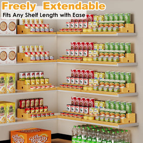 NuoyuanShen pantry shelf storage for countertop or cabinet organization.