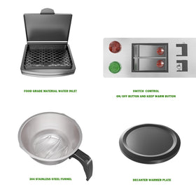 User-friendly control panel with keep-warm function