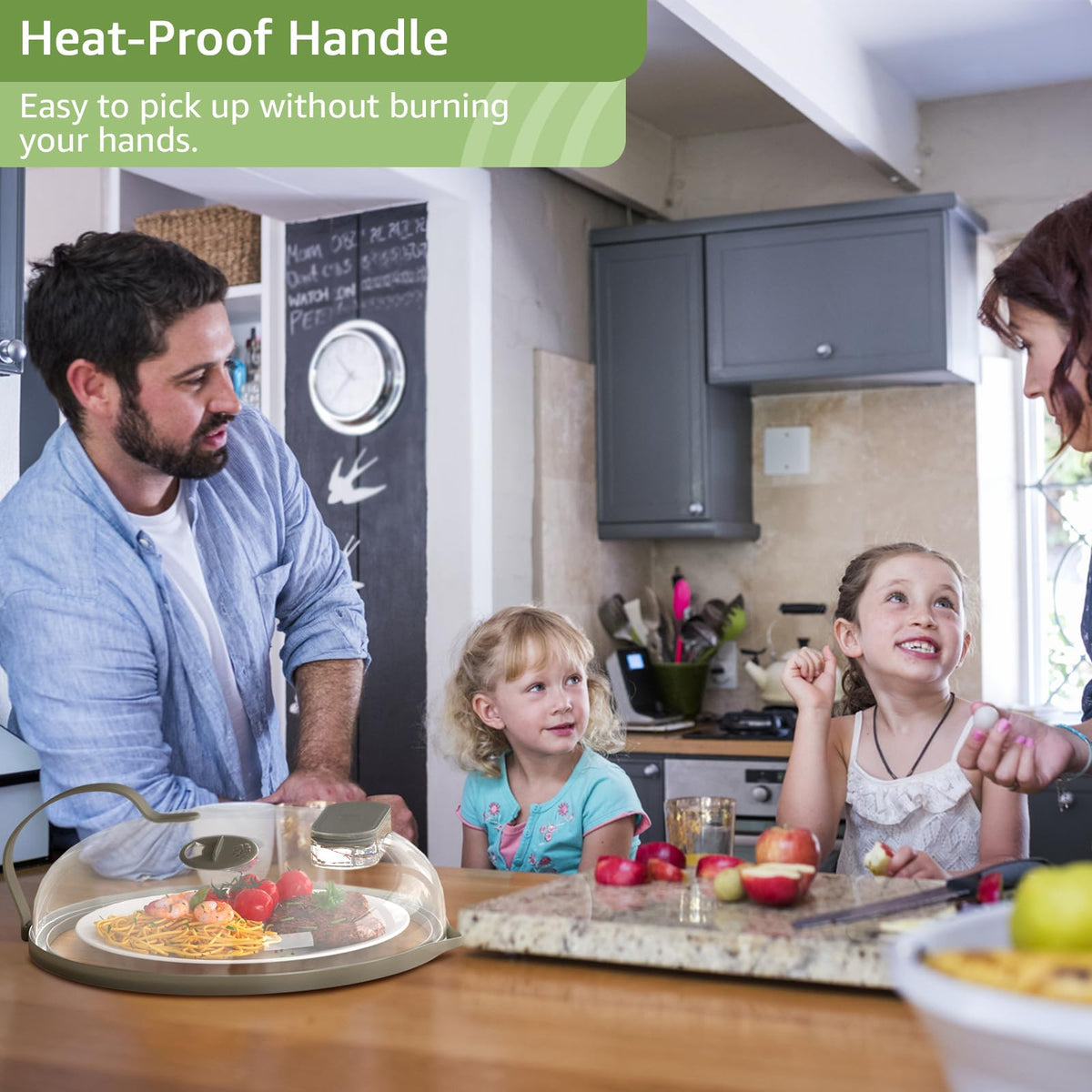 NUTIKAS 10-inch cover fits most plates and bowls securely.