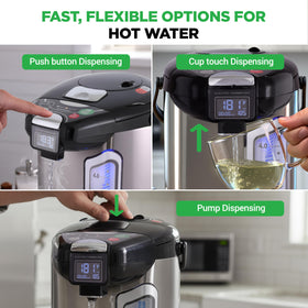 NutriChef 360-degree rotating base eases pouring from any angle.