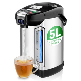 NutriChef digital boiler with LCD display for quick hot water.