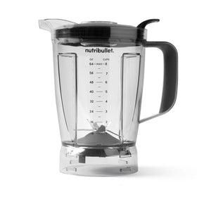 nutribullet 64oz pitcher with vented lid for blending hot ingredients safely