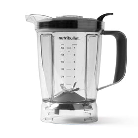 NutriBullet ANBFP56 56-ounce pitcher, clear with black accents, ideal for smoothies and batch blends.