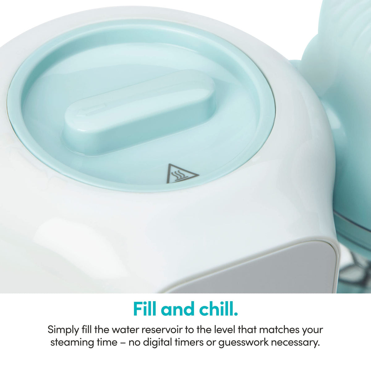 nutribullet Baby dial-control for simple one-turn steam and blend.