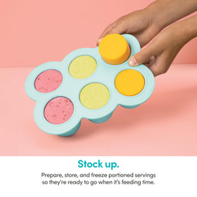 NutriBullet Baby silicone freezer tray locks in flavors for later.