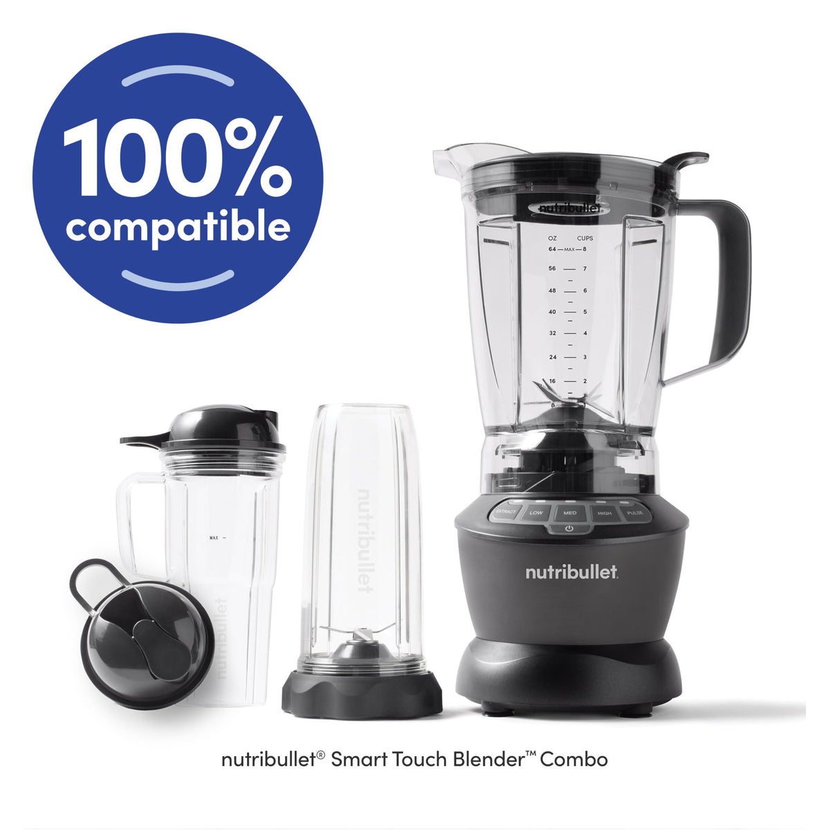 NutriBullet Easy Twist Extractor Blade installation demonstration with twist-on design