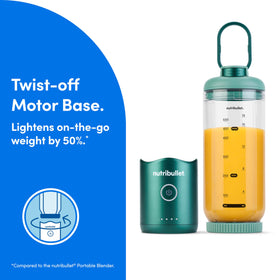 NutriBullet Flex carry loop enhances portable, hands-free use.