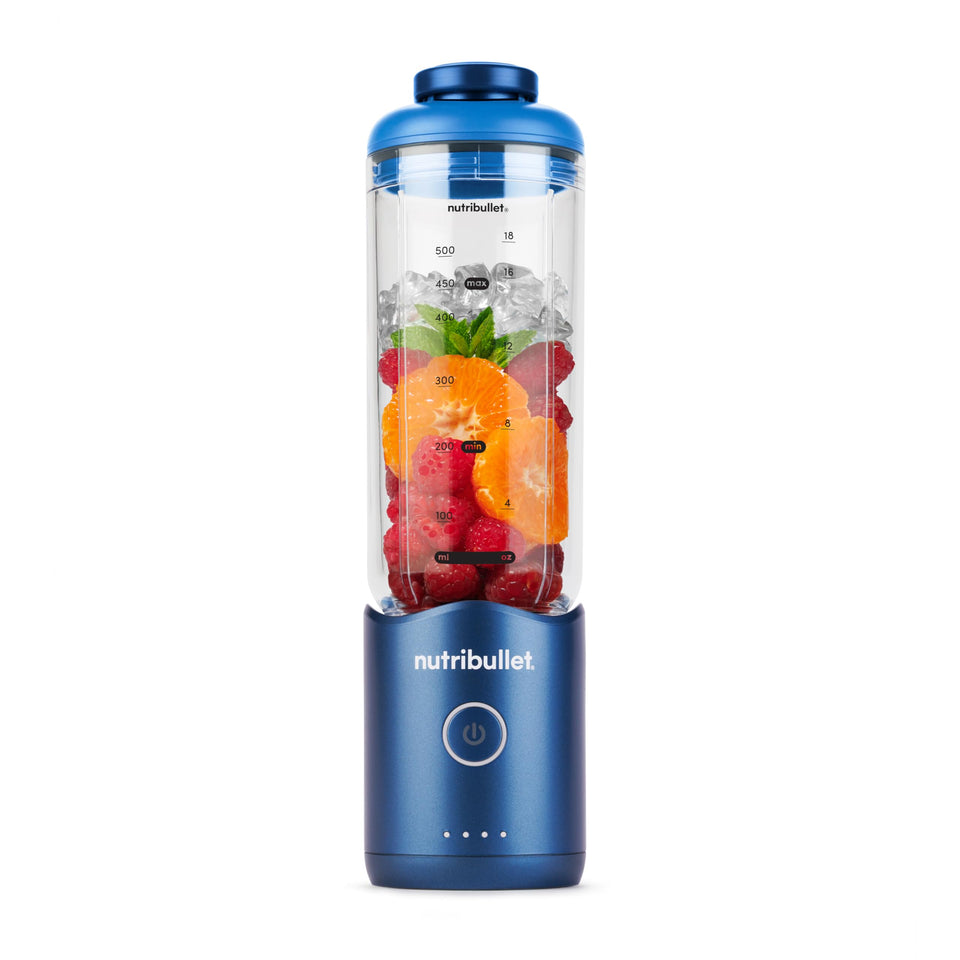 Nutribullet Flex with detachable motor base reduces on-the-go weight for blending.