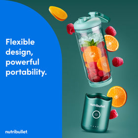 NutriBullet Flex leak-proof sip lid keeps drinks secure during travel.