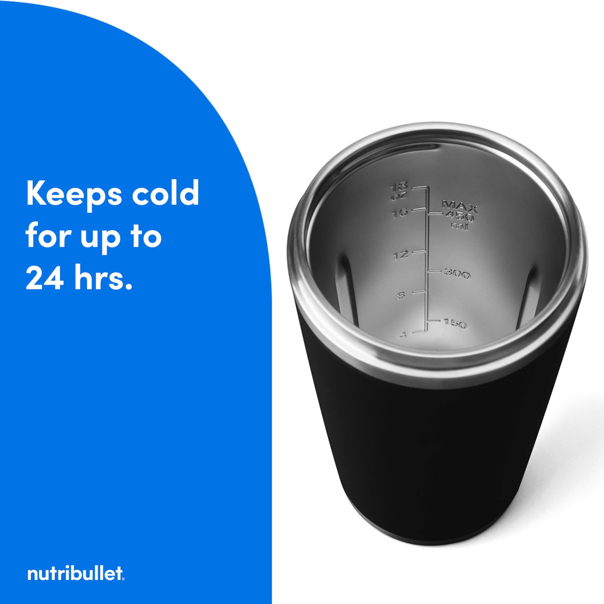 NutriBullet Flip cordless design lets you blend anywhere.