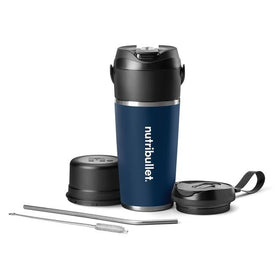NutriBullet Flip insulated cup keeps drinks cold for on-the-go freshness.
