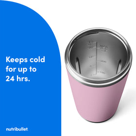 NutriBullet Flip lavender USB-C charging demonstrates quick recharges