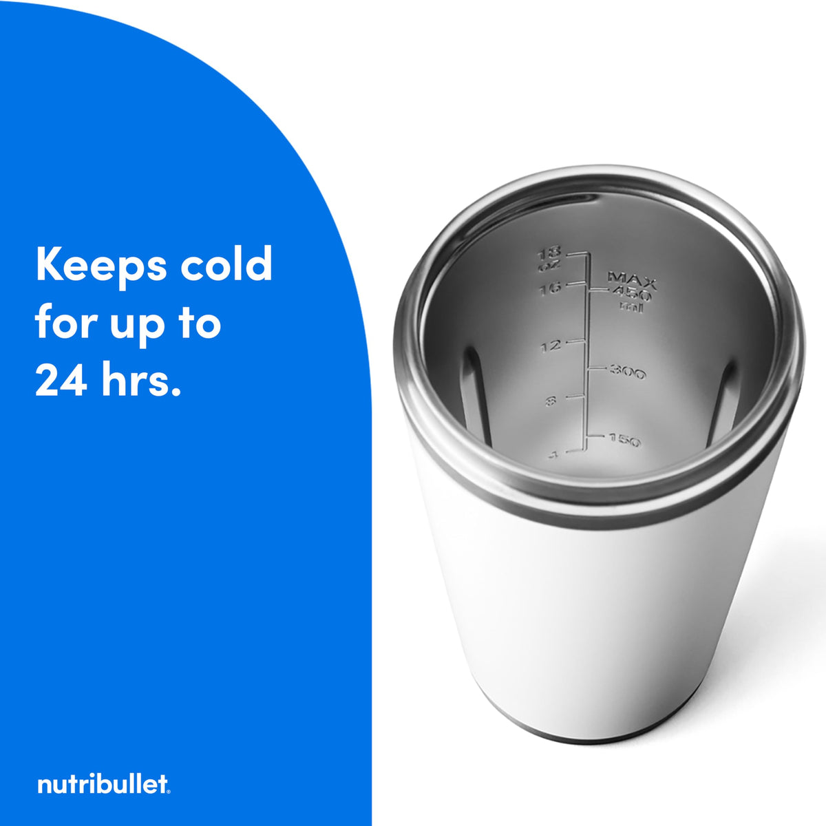 NutriBullet Flip USB-C charging supports multiple quick-blends per charge.