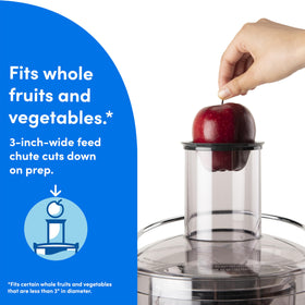27oz juice pitcher with lid supports batch-ready juice.