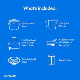 BPA-free plastic parts ensure safe kitchen use.