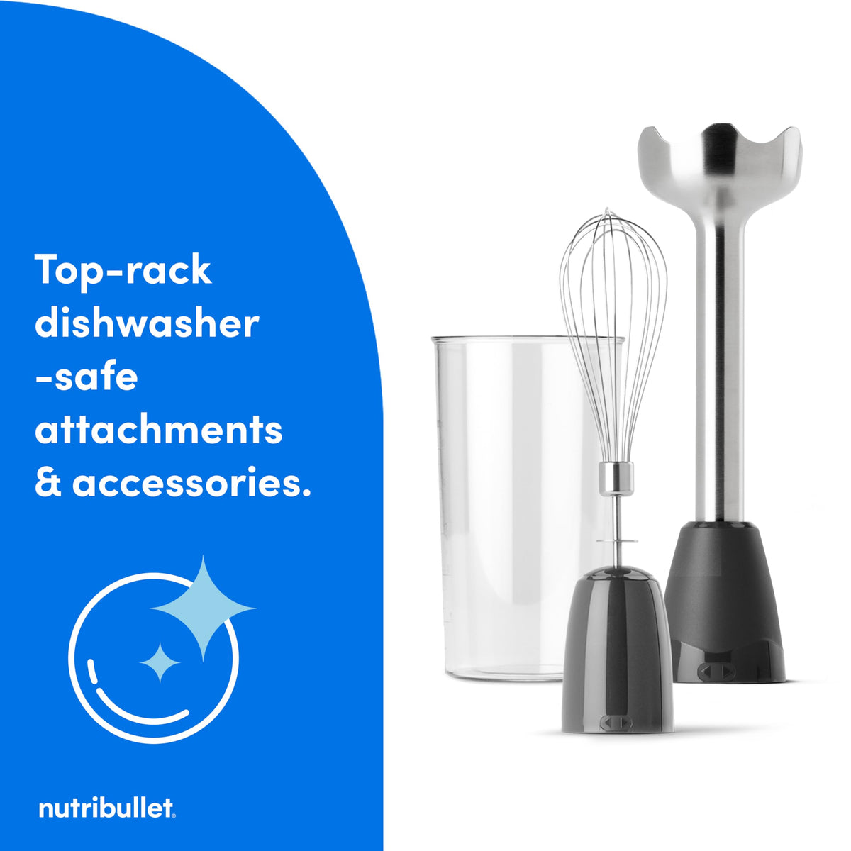 NutriBullet Lite two-speed control handles delicate and tough ingredients.