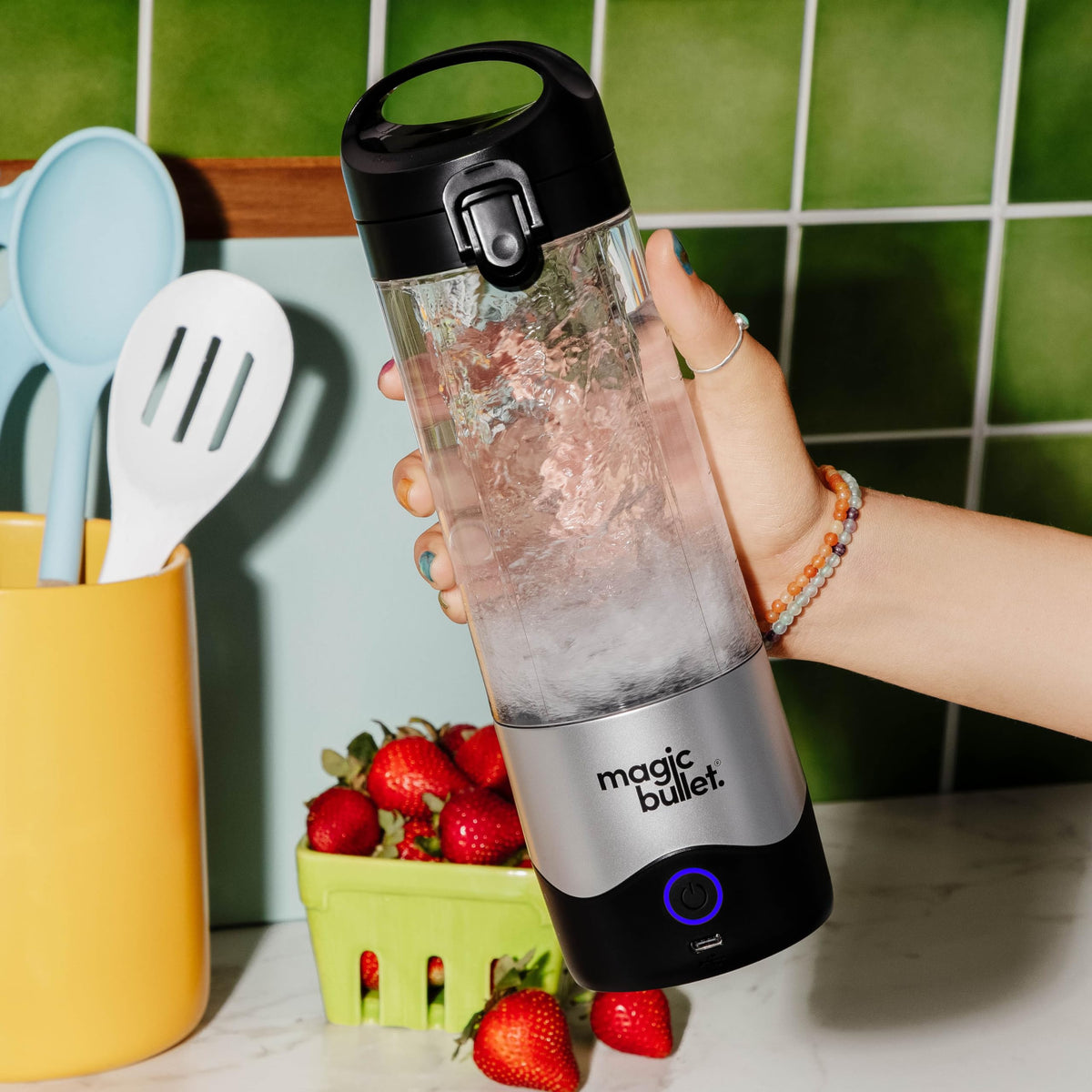 Compact, lightweight NutriBullet design ideal for travel and small spaces.