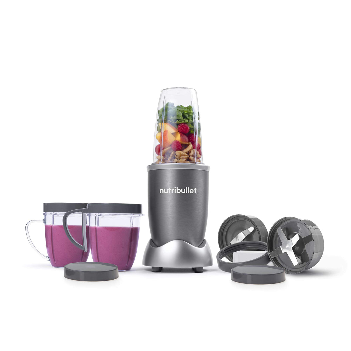 NutriBullet NBR-1201 base with 600W motor ready for fast blending.