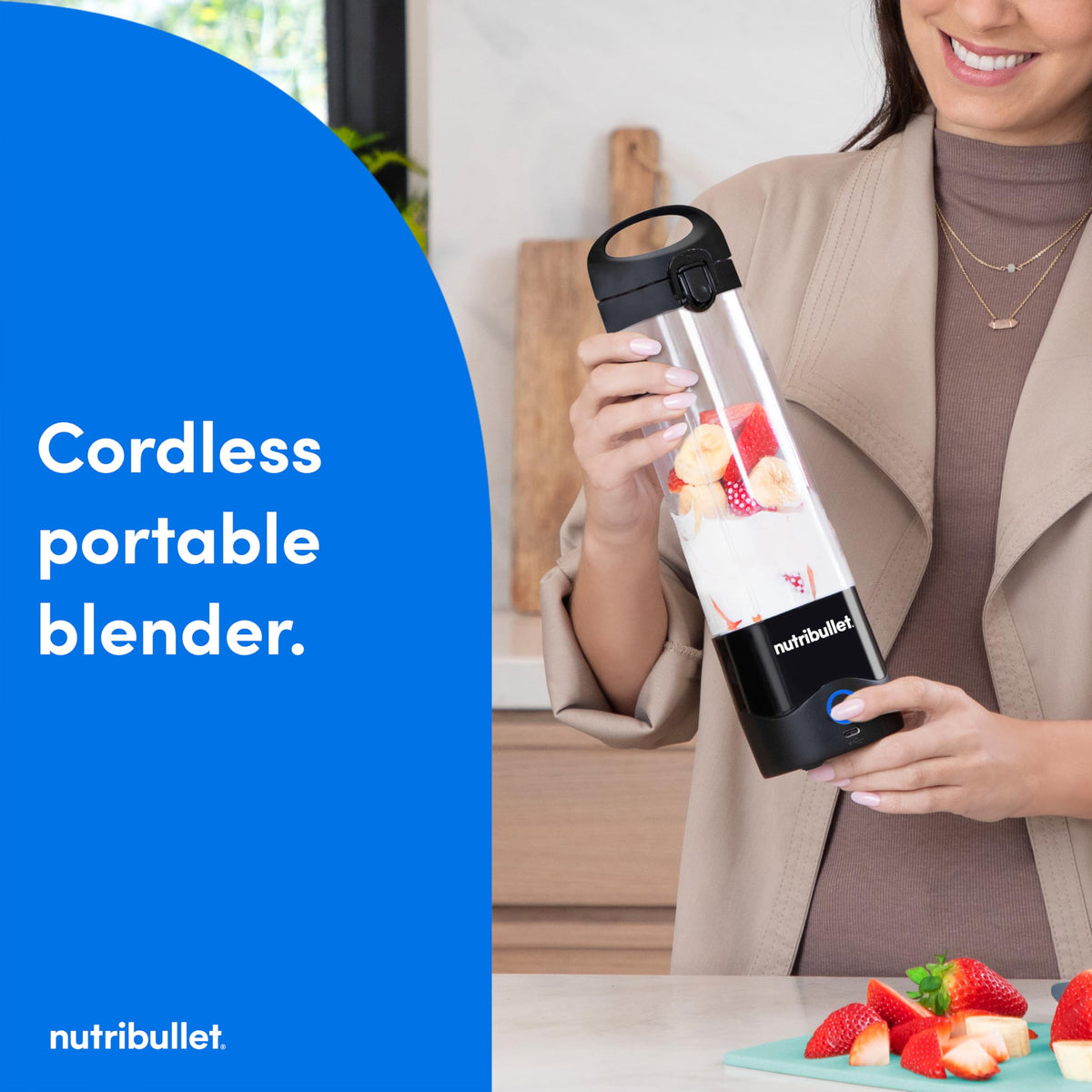 NutriBullet portable blender 20oz cup ready for single-serve blends