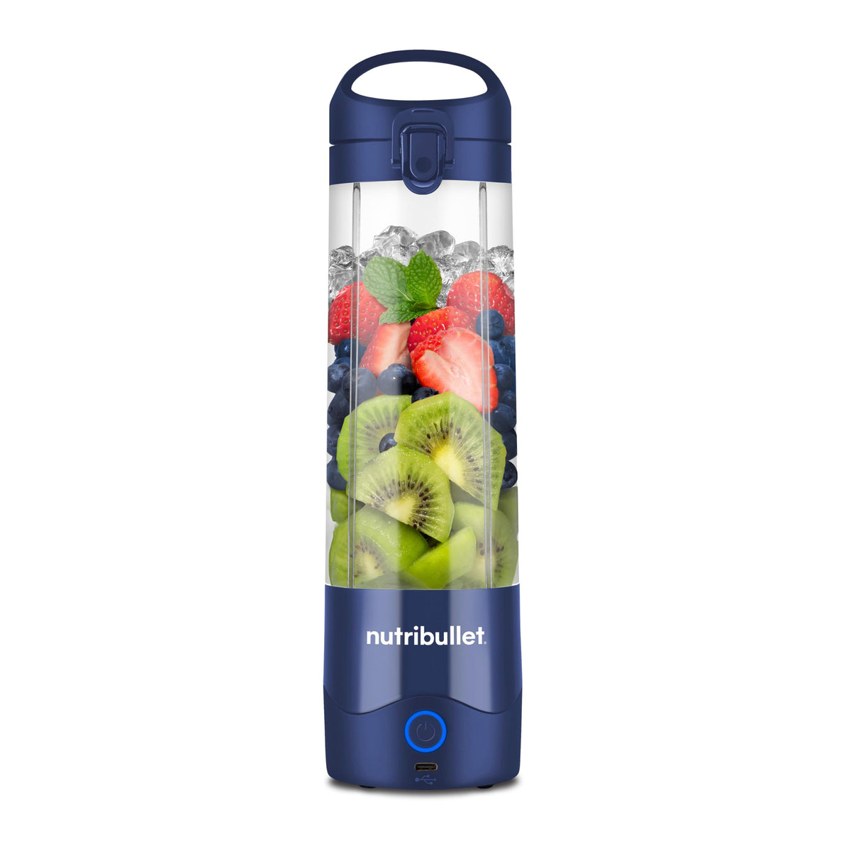 NutriBullet Portable Blender base with USB-C rechargeable power for cordless travel blending