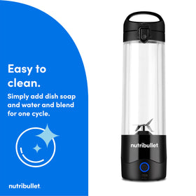 NutriBullet portable blender easy cleanup with dishwasher-safe components