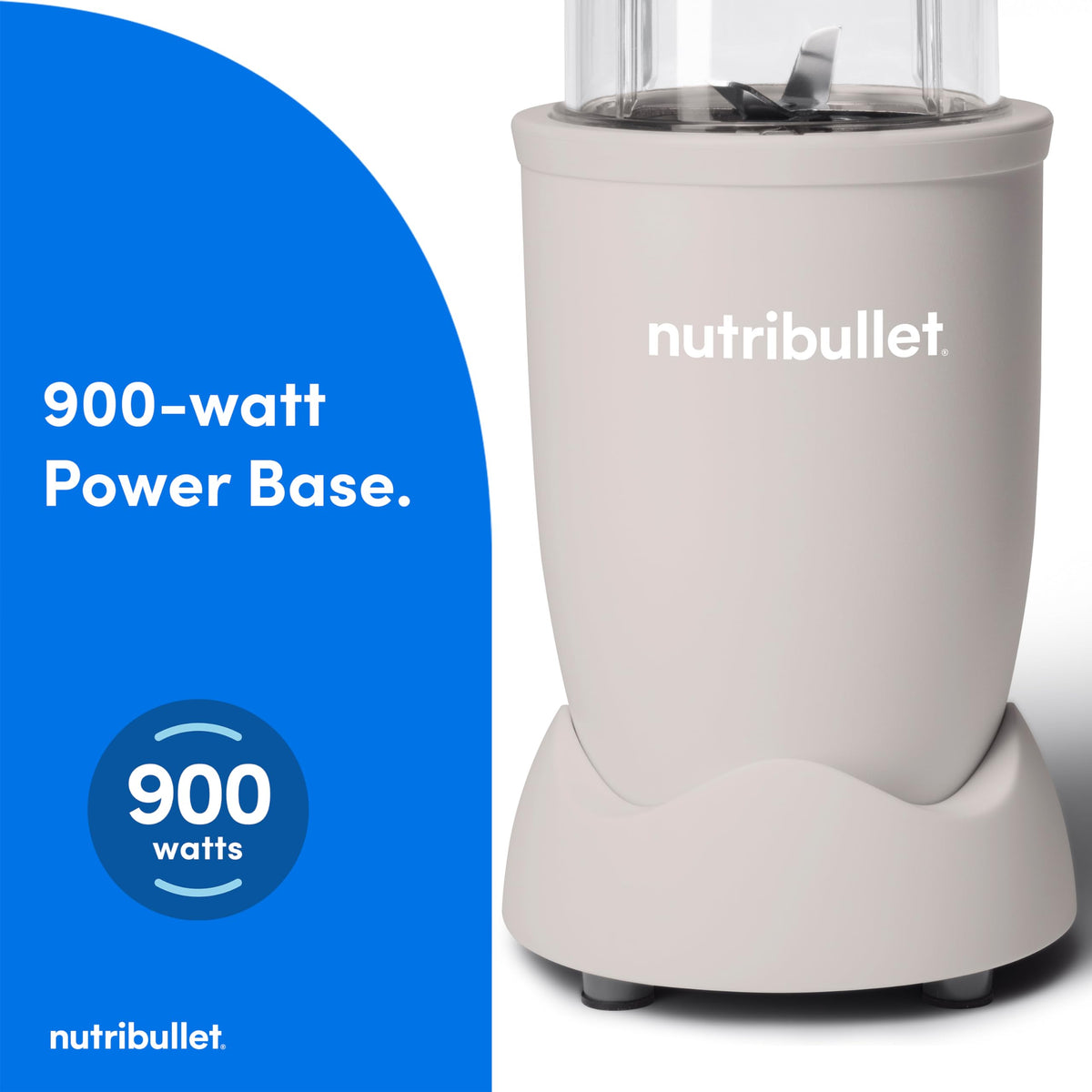 NutriBullet Pro 24oz cup ideal for single servings on busy mornings.