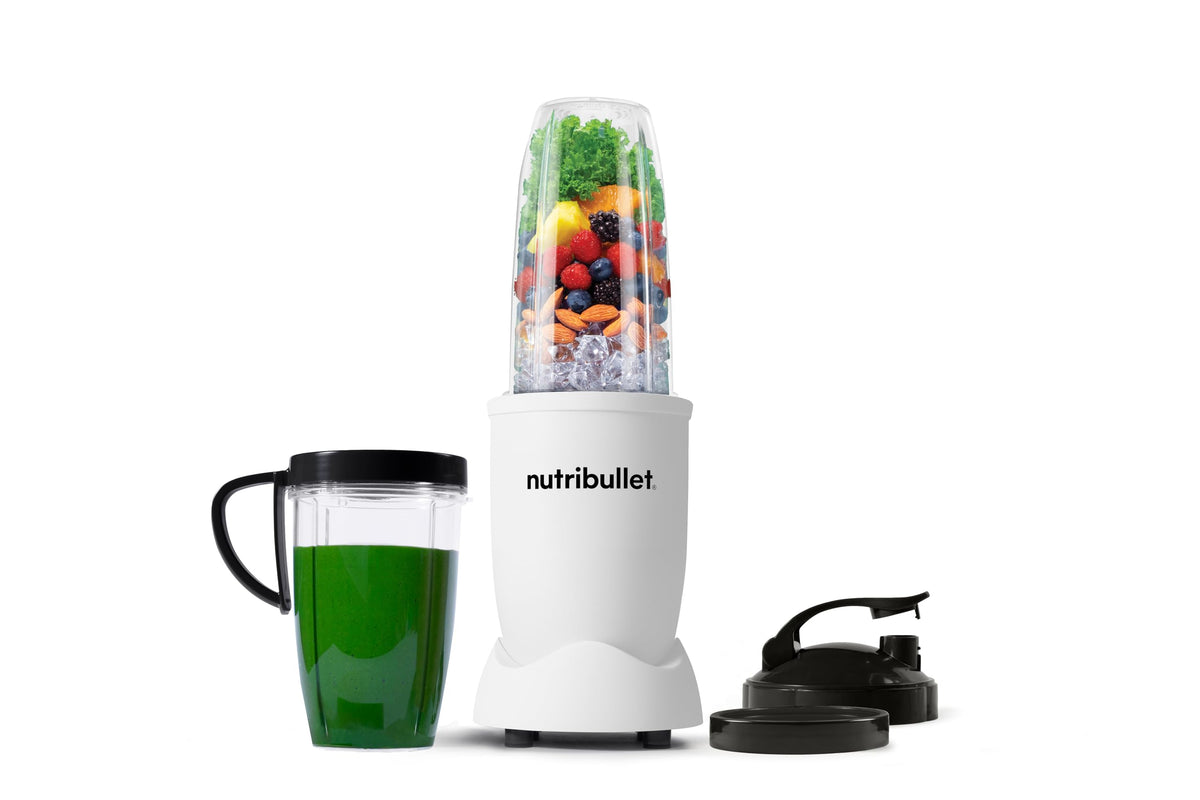 NutriBullet Pro 900W base, powerful blender for quick shakes and smoothies.