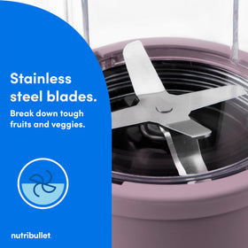 NutriBullet Pro lip ring for secure, mess-free drinking.