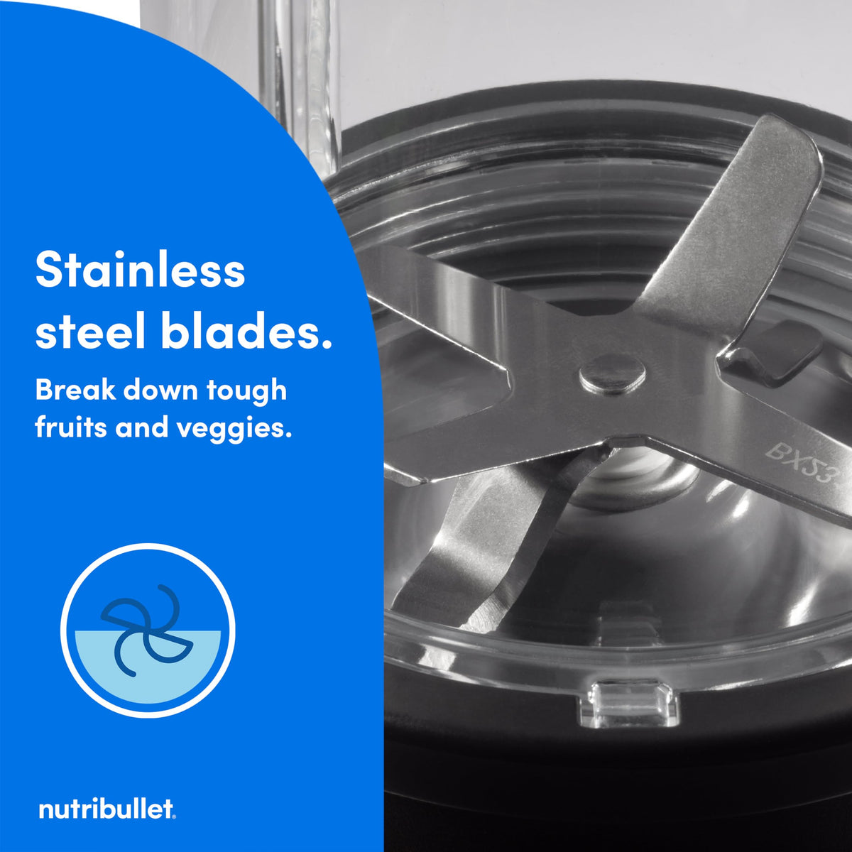 NutriBullet Pro lip ring helps secure cups during busy mornings
